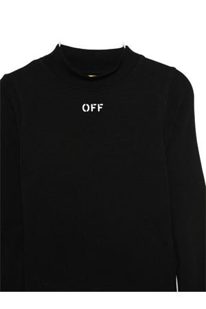 tshirt in cotone nero OFF WHITE KIDS | OGAB00AF25JER0011001